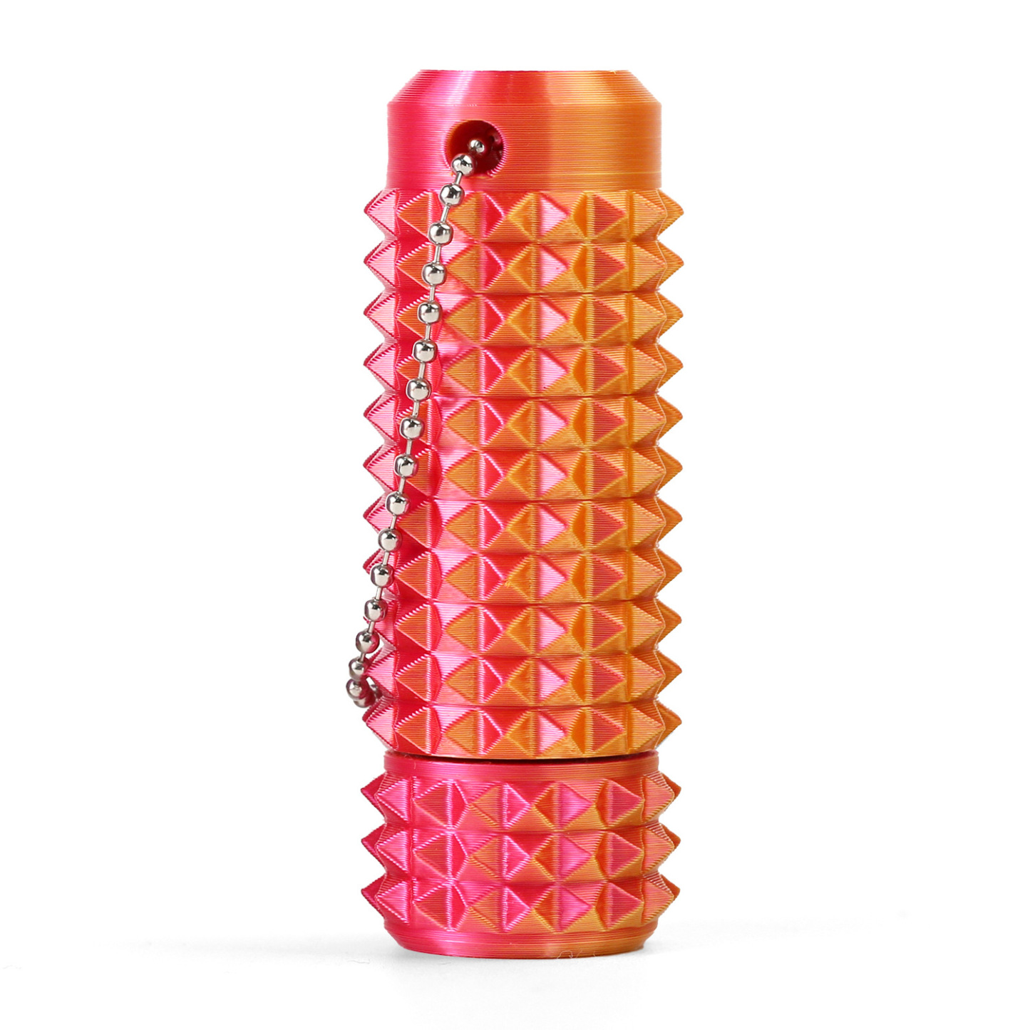 Custom Name Spiky Grippie Stim Keychain Mini Fidget Toy Venting Key Pendant for Anxiety Relief Positive - GiftlabUK