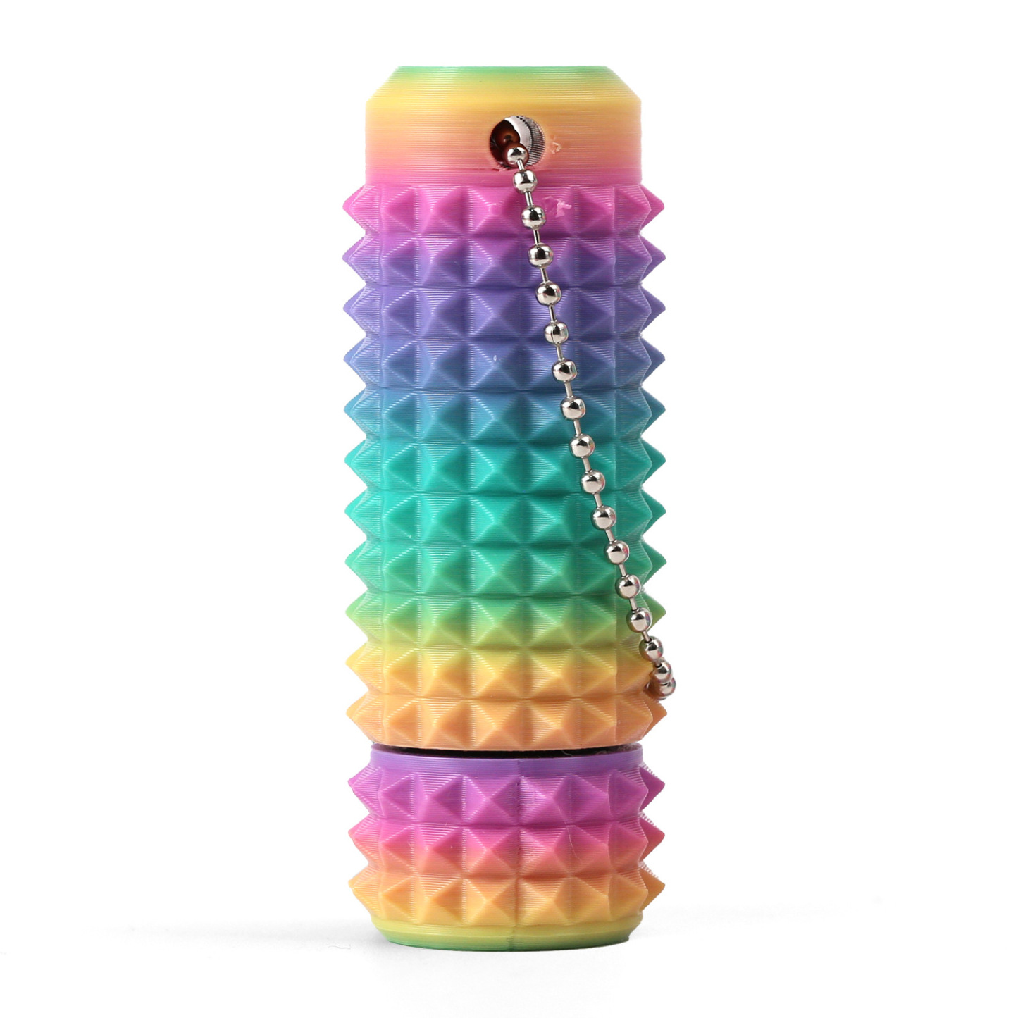 Custom Name Spiky Grippie Stim Keychain Mini Fidget Toy Venting Key Pendant for Anxiety Relief Positive - GiftlabUK