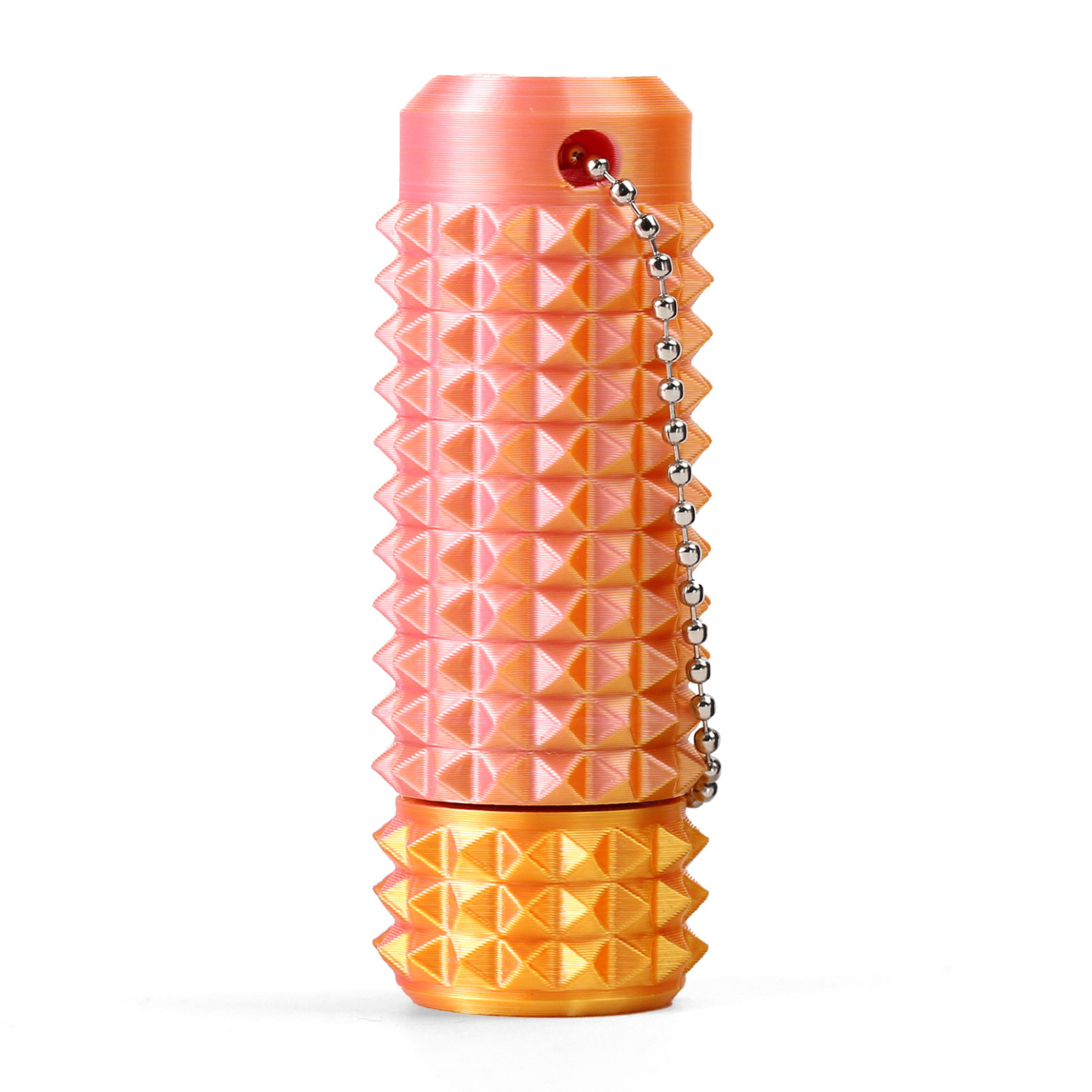 Custom Name Spiky Grippie Stim Keychain Mini Fidget Toy Venting Key Pendant for Anxiety Relief Positive - GiftlabUK