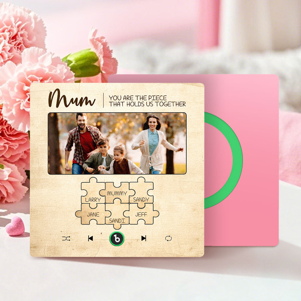 Personalised Song Fridge Magnets That Plays Music with Names Mother's Day Gifts for Mum - MyPhotoBoxer