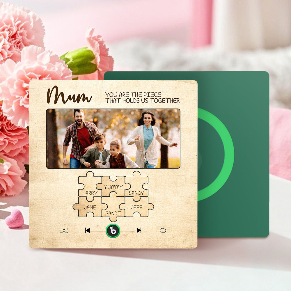 Personalised Song Fridge Magnets That Plays Music with Names Mother's Day Gifts for Mum - MyPhotoBoxer