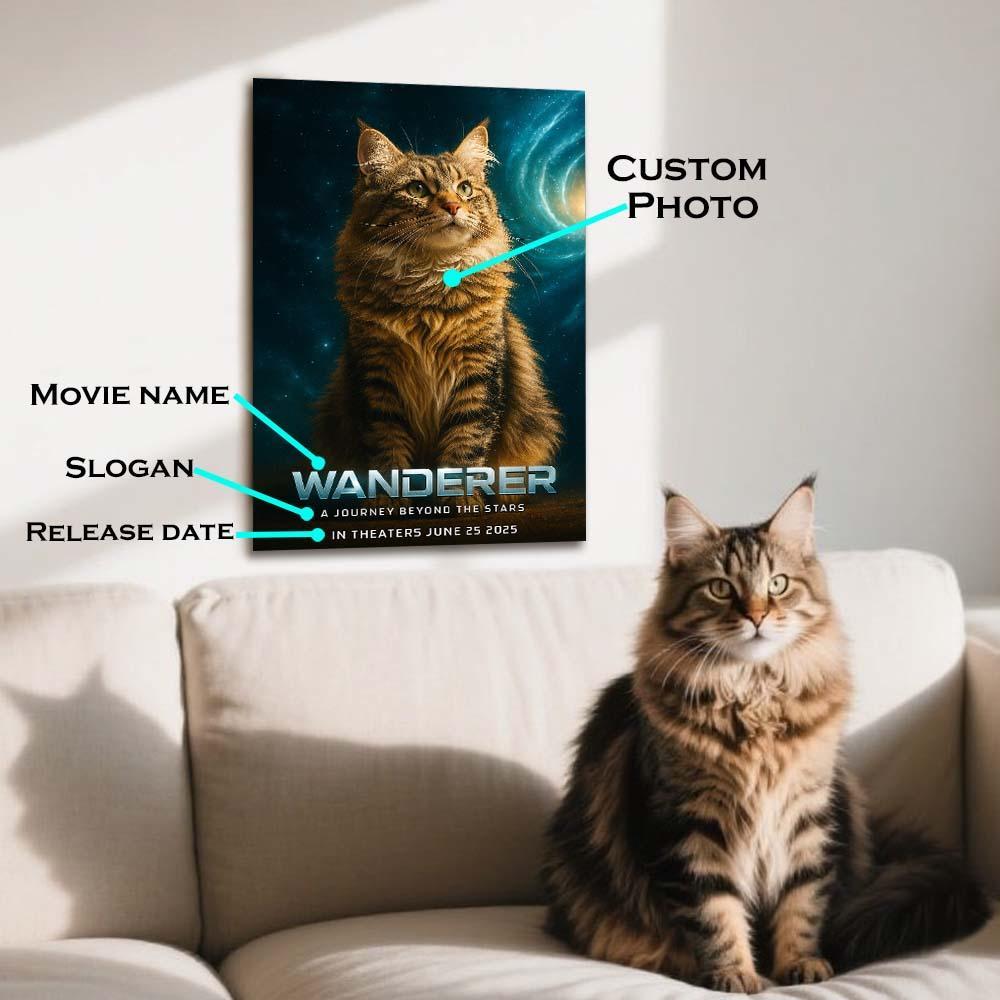 Personalized High-Tech Poster Customized Hollywood Texture Futuristic Effects Poster