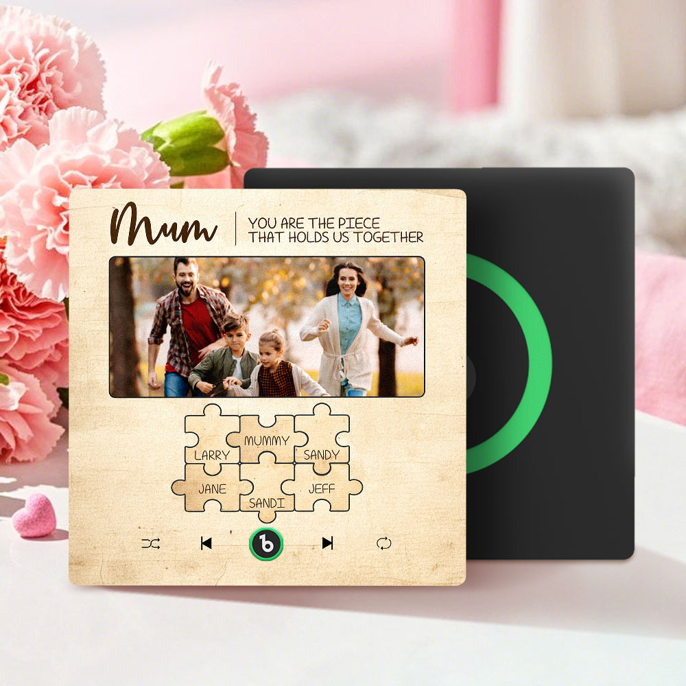 Personalised Song Fridge Magnets That Plays Music with Names Mother's Day Gifts for Mum - MyPhotoBoxer