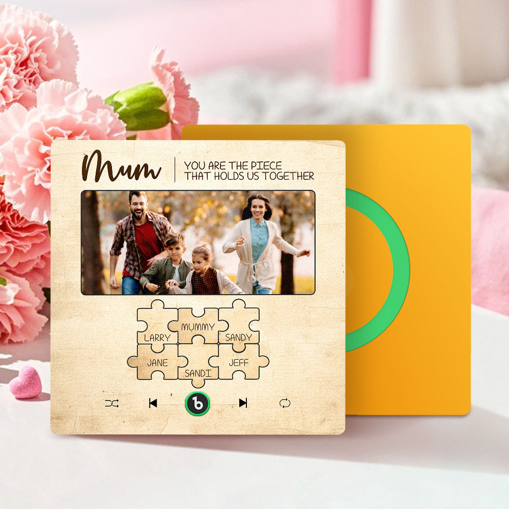 Personalised Song Fridge Magnets That Plays Music with Names Mother's Day Gifts for Mum - MyPhotoBoxer