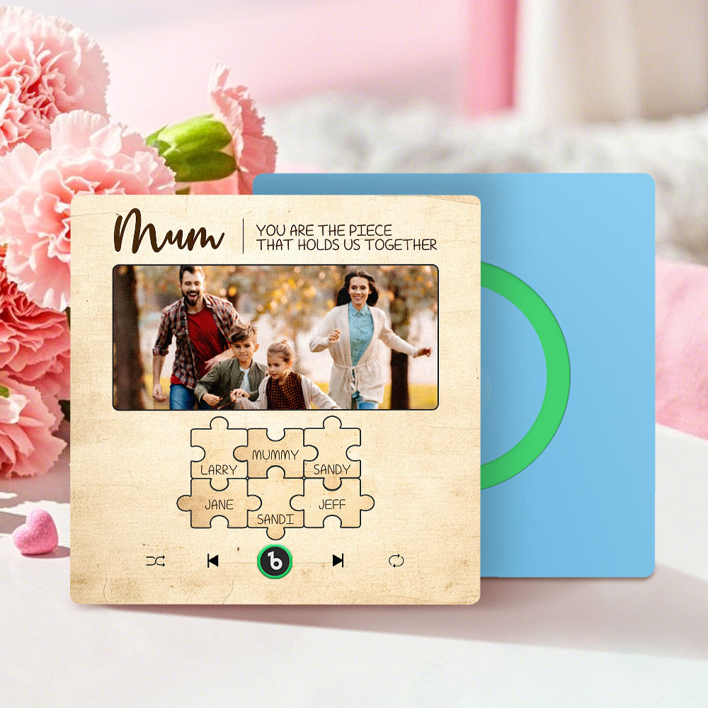 Personalised Song Fridge Magnets That Plays Music with Names Mother's Day Gifts for Mum - MyPhotoBoxer