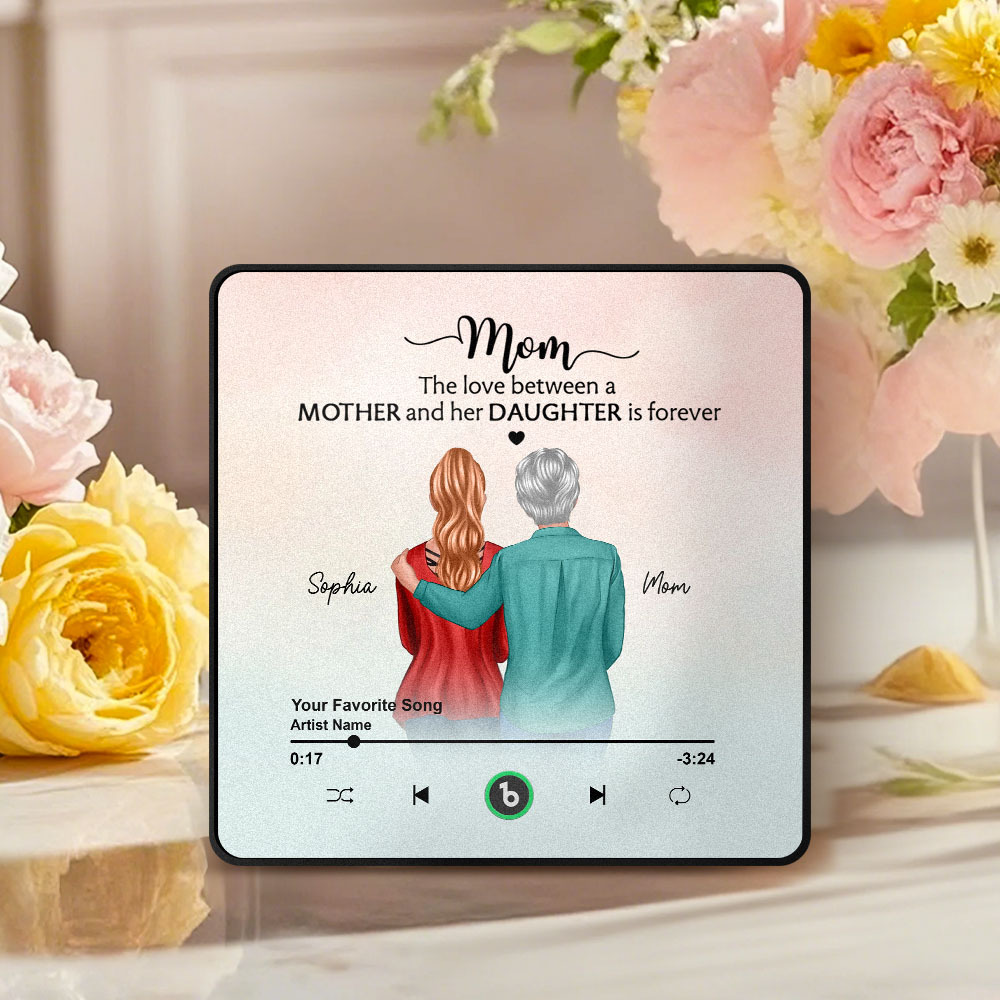 Custom Music Fridge Magnets Mother's Day Music Wall Photo Sticker That Plays Music Without Cell Phone Multiple Styles - MyPhotoBoxer