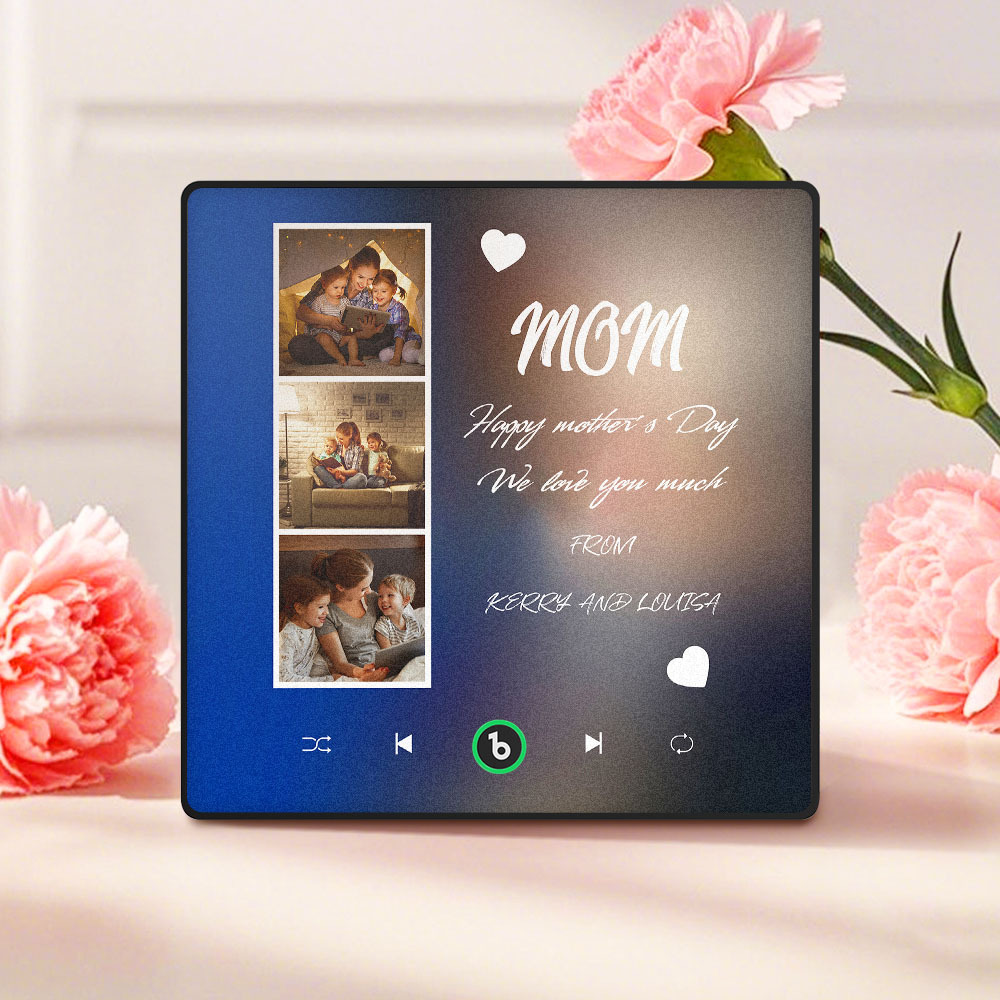 Custom Music Fridge Magnets Personalized Magnets That Plays Music Mother's Day Gifts - MyPhotoBoxer