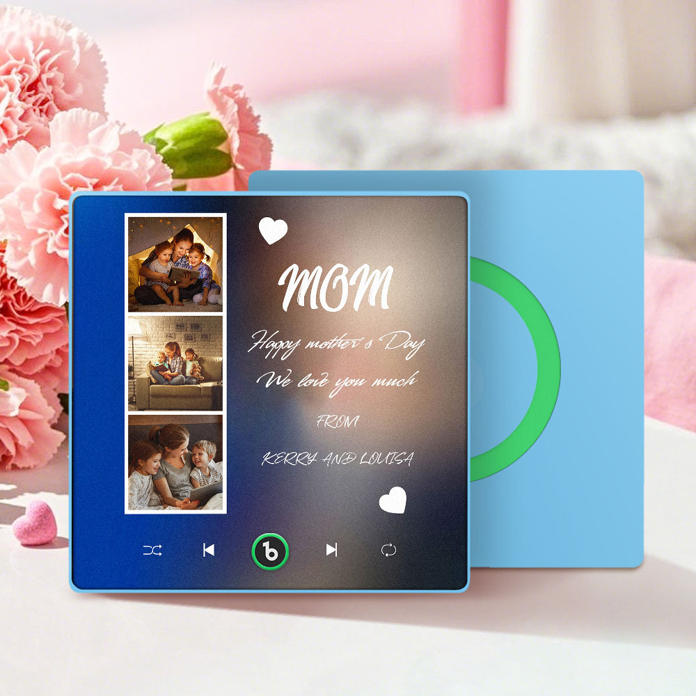 Custom Music Fridge Magnets Personalized Magnets That Plays Music Mother's Day Gifts - MyPhotoBoxer