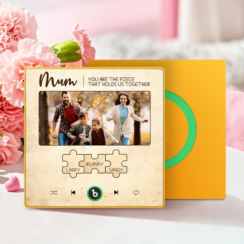 Personalised Song Fridge Magnets That Plays Music with Names Mother's Day Gifts for Mum - MyPhotoBoxer