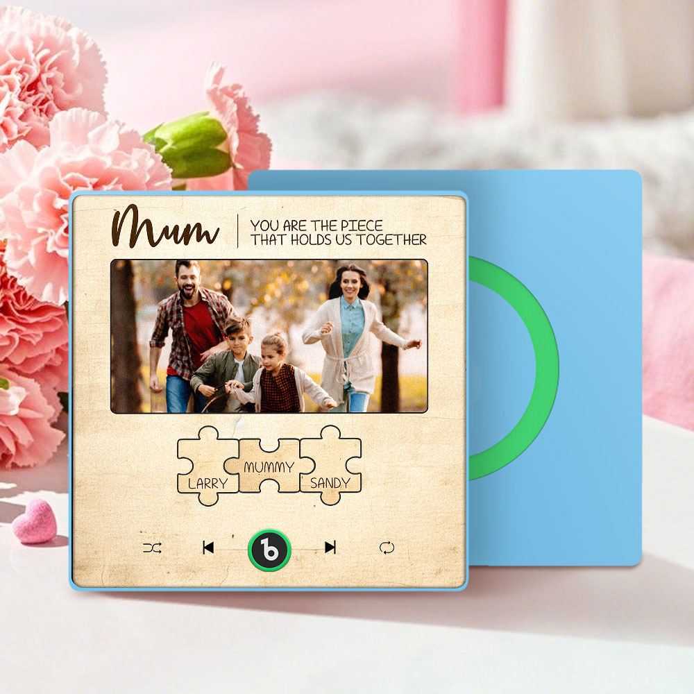 Personalised Song Fridge Magnets That Plays Music with Names Mother's Day Gifts for Mum - MyPhotoBoxer