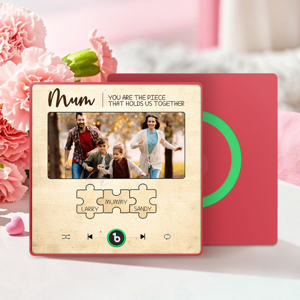 Personalised Song Fridge Magnets That Plays Music with Names Mother's Day Gifts for Mum - MyPhotoBoxer