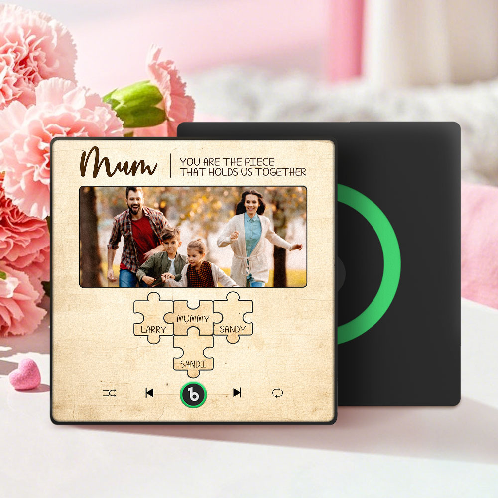 Personalised Song Fridge Magnets That Plays Music with Names Mother's Day Gifts for Mum - MyPhotoBoxer