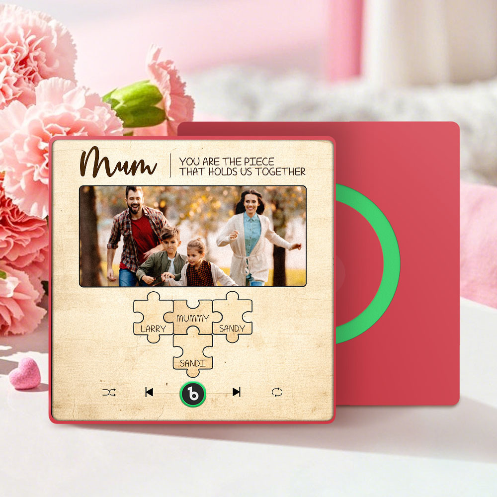 Personalised Song Fridge Magnets That Plays Music with Names Mother's Day Gifts for Mum - MyPhotoBoxer