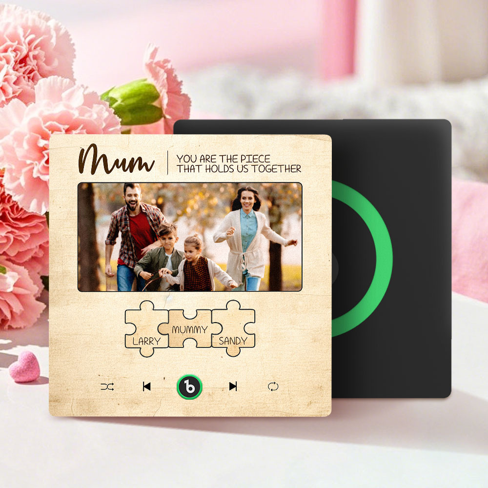 Personalised Song Fridge Magnets That Plays Music with Names Mother's Day Gifts for Mum - MyPhotoBoxer