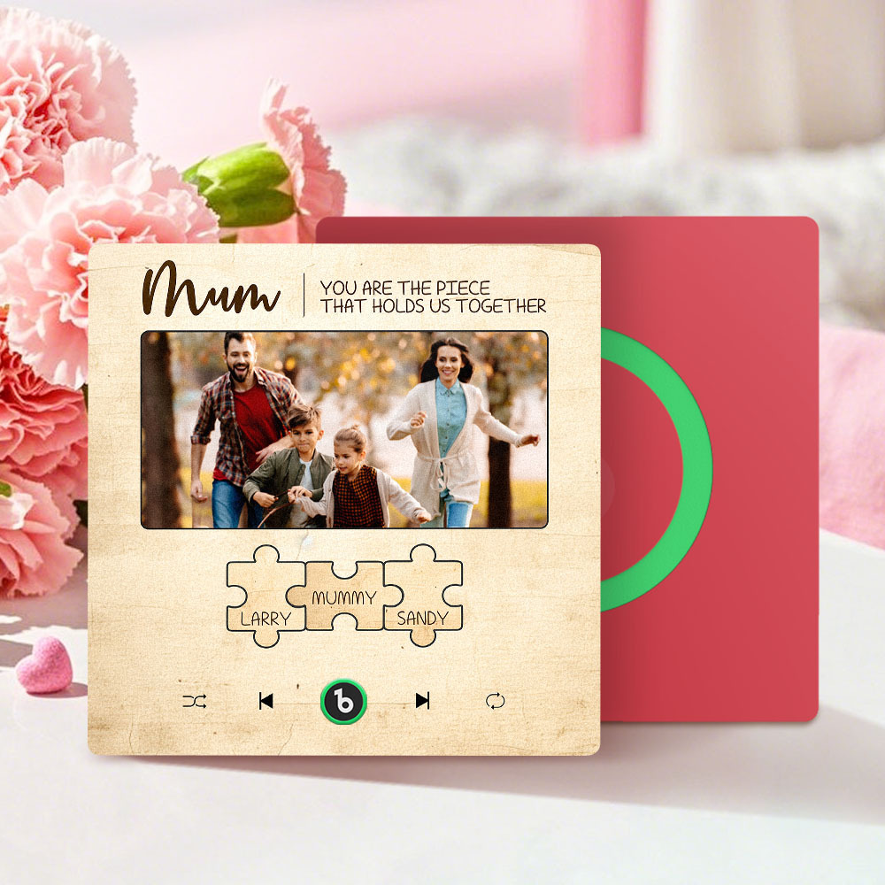 Personalised Song Fridge Magnets That Plays Music with Names Mother's Day Gifts for Mum - MyPhotoBoxer