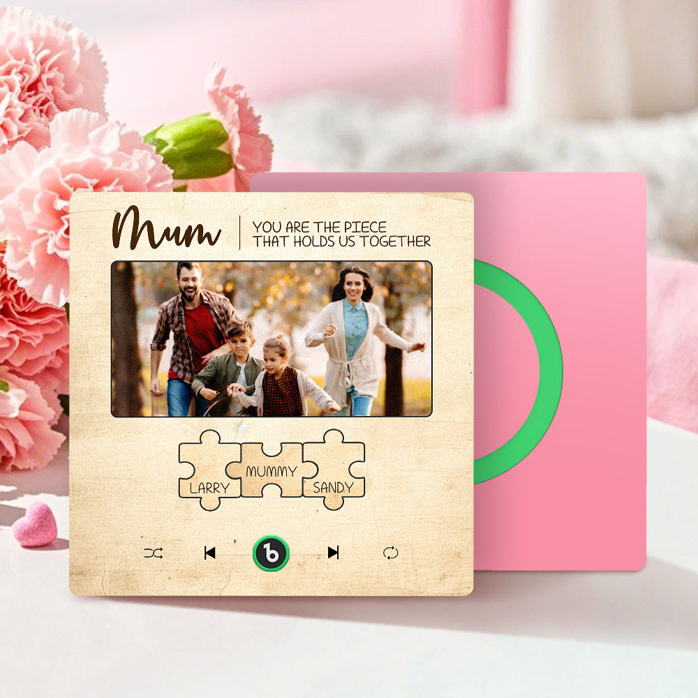 Personalised Song Fridge Magnets That Plays Music with Names Mother's Day Gifts for Mum - MyPhotoBoxer