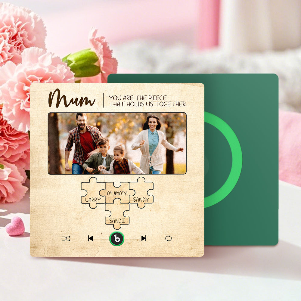 Personalised Song Fridge Magnets That Plays Music with Names Mother's Day Gifts for Mum - MyPhotoBoxer