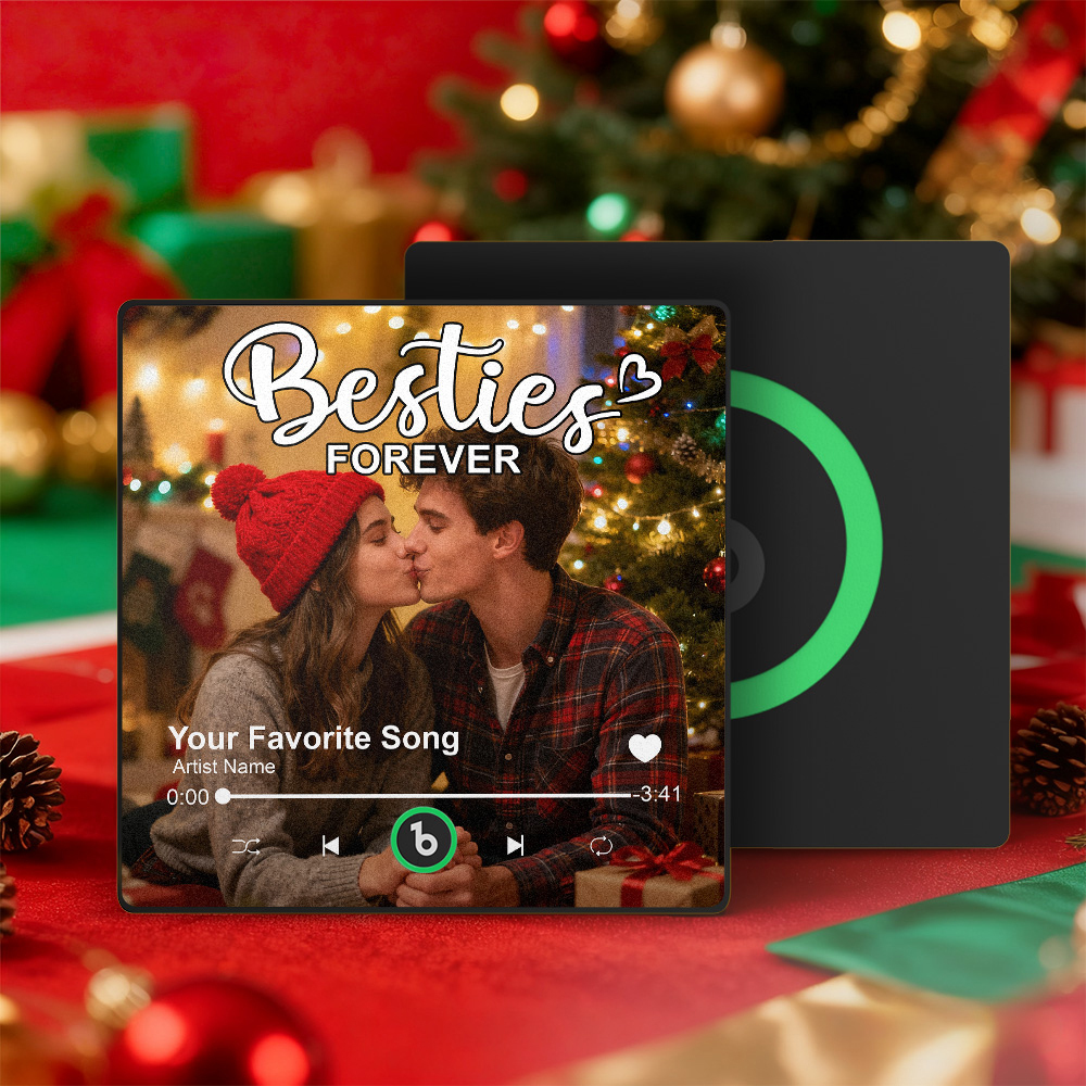 Christmas Gifts Custom Music Fridge Magnets Custom Photo Frames Fridge Magnets Music Wall Stickers Photo Stickers Song Magnets That Can Play Music for Your Loved Ones