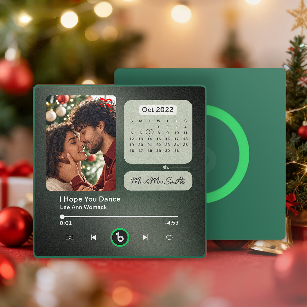 Christmas Gifts Custom Music Fridge Magnets Custom Photo Frames Fridge Magnets Music Wall Stickers Photo Stickers Song Magnets That Can Play Music for Your Loved Ones