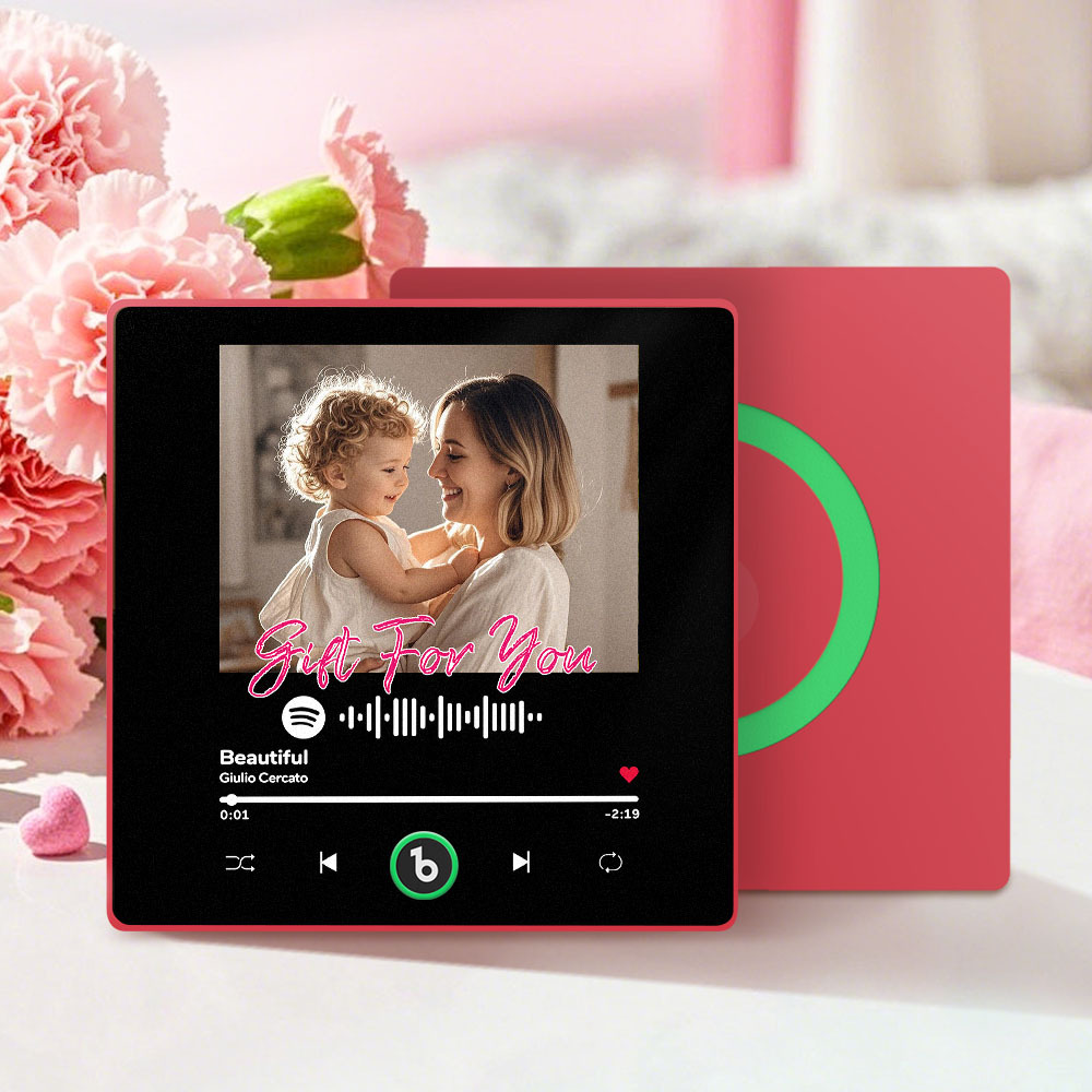 Personalised Musical Fridge Magnet with Scannable Music Code Mother's Day Gifts - MyPhotoBoxer