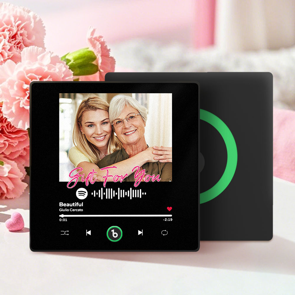 Mother's Day Gifts Custom Music Fridge Magnet Colorful Frame Album Fridge Magnet Can Play Songs - MyPhotoBoxer