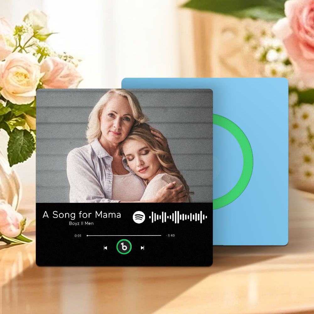 Personalised Music Fridge Magnet That Plays Mother's Day Gifts for Mum Multiple Colors - MyPhotoBoxer