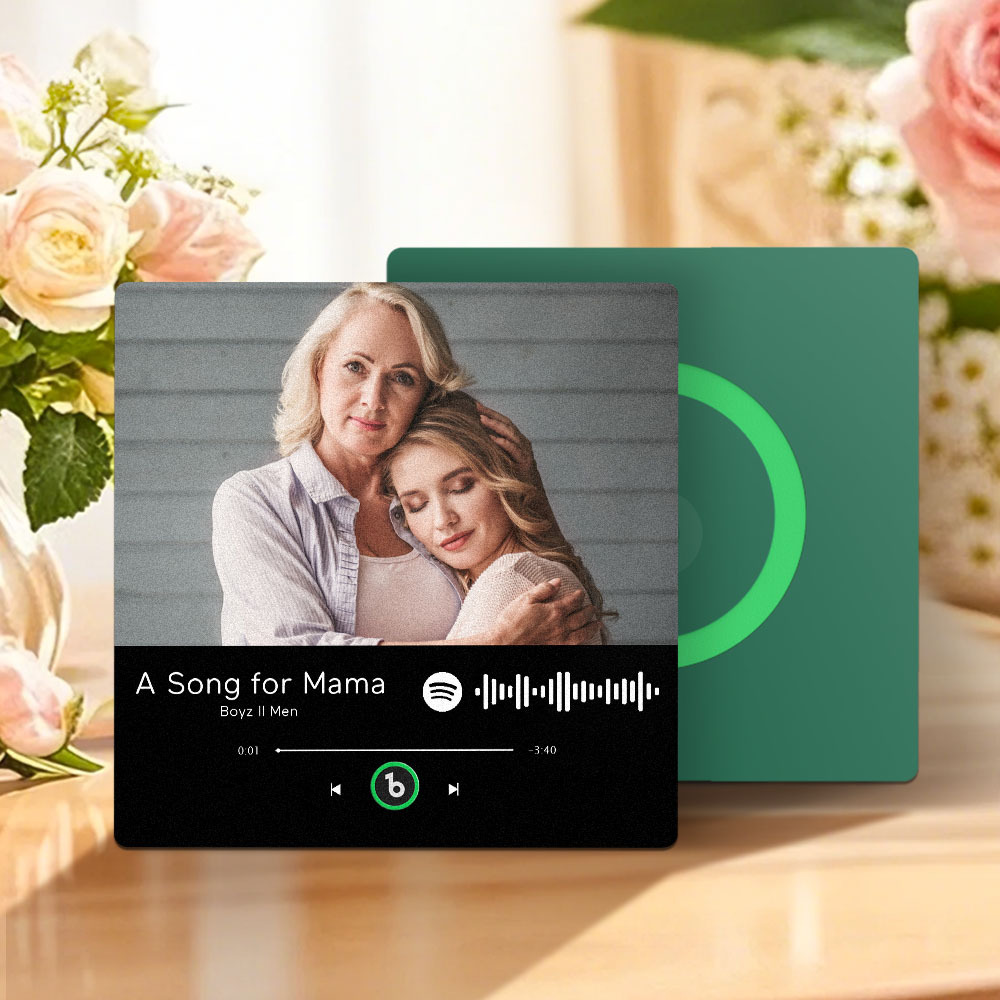 Personalised Music Fridge Magnet That Plays Mother's Day Gifts for Mum Multiple Colors - MyPhotoBoxer