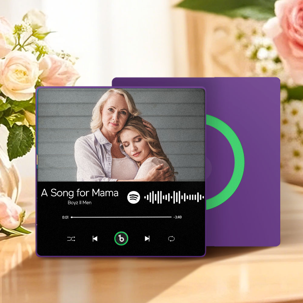 Personalised Music Fridge Magnet That Plays Mother's Day Gifts for Mum Multiple Colors - MyPhotoBoxer