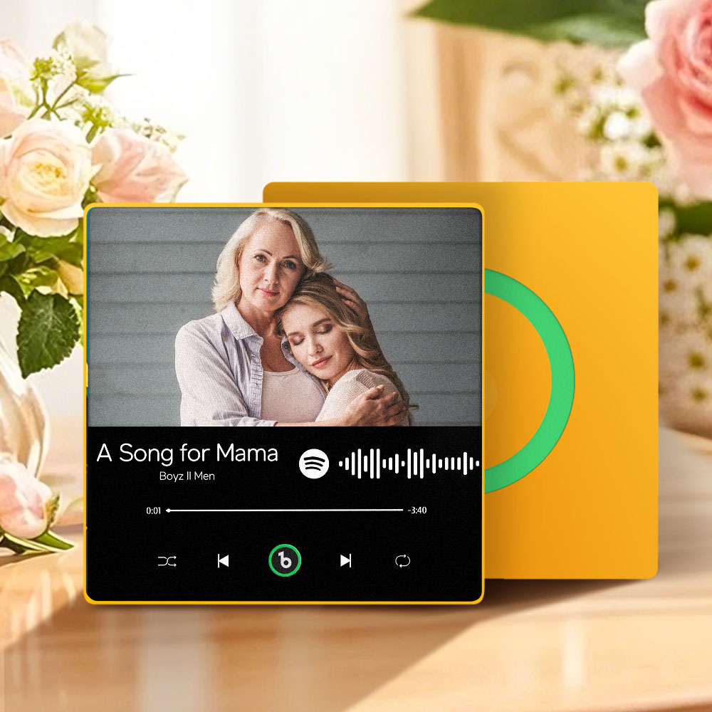 Personalised Music Fridge Magnet That Plays Mother's Day Gifts for Mum Multiple Colors - MyPhotoBoxer