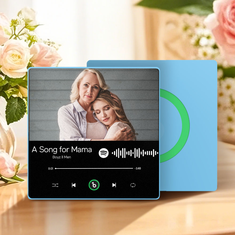 Personalised Music Fridge Magnet That Plays Mother's Day Gifts for Mum Multiple Colors - MyPhotoBoxer