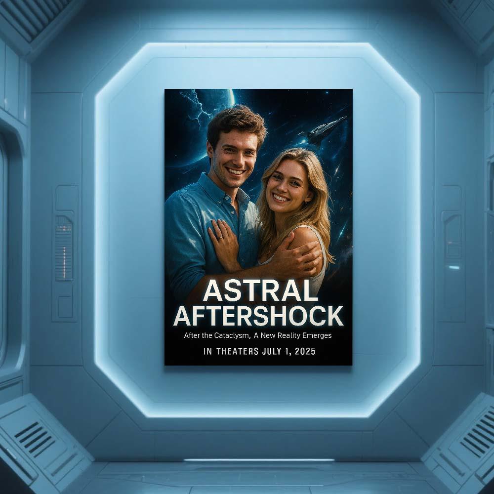 Personalized High-Tech Poster Customized Hollywood Texture Futuristic Effects Poster