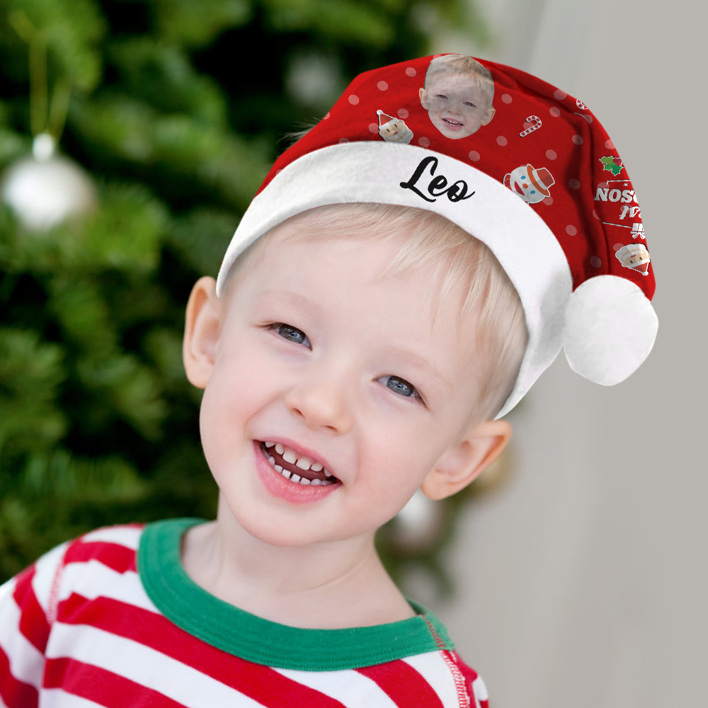 custom santa hat best grandson
