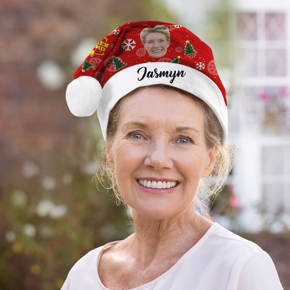 custom santa hat best grand mother