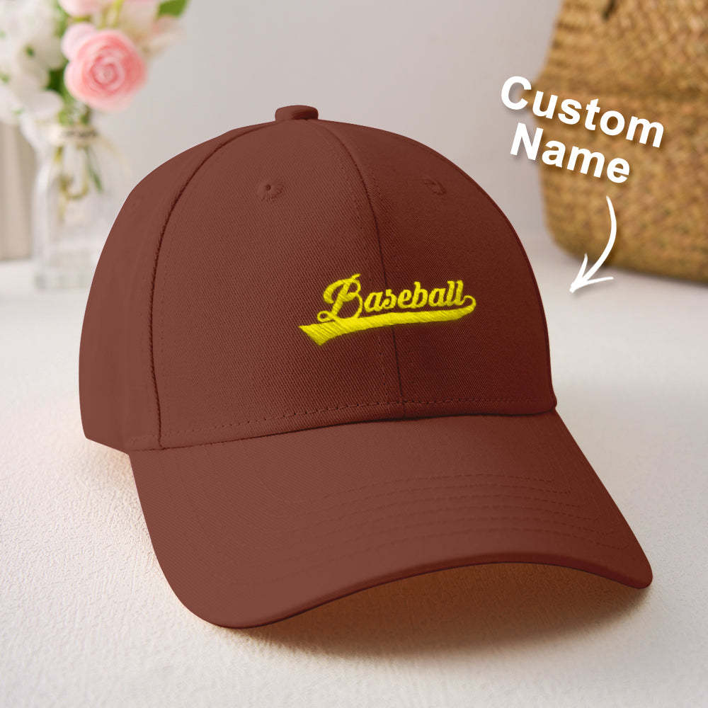 Personalized Team Caps Game Day Gift Idea for Teammates and Sports Fans - MyPhotoBoxer