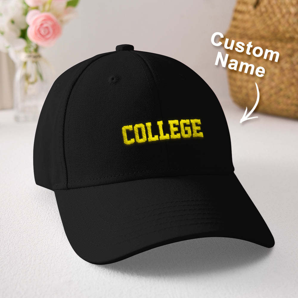 Personalized Team Caps Game Day Gift Idea for Teammates and Sports Fans - MyPhotoBoxer