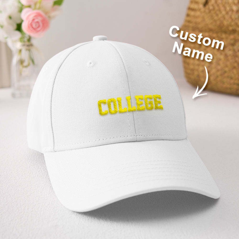 Personalized Team Caps Game Day Gift Idea for Teammates and Sports Fans - MyPhotoBoxer