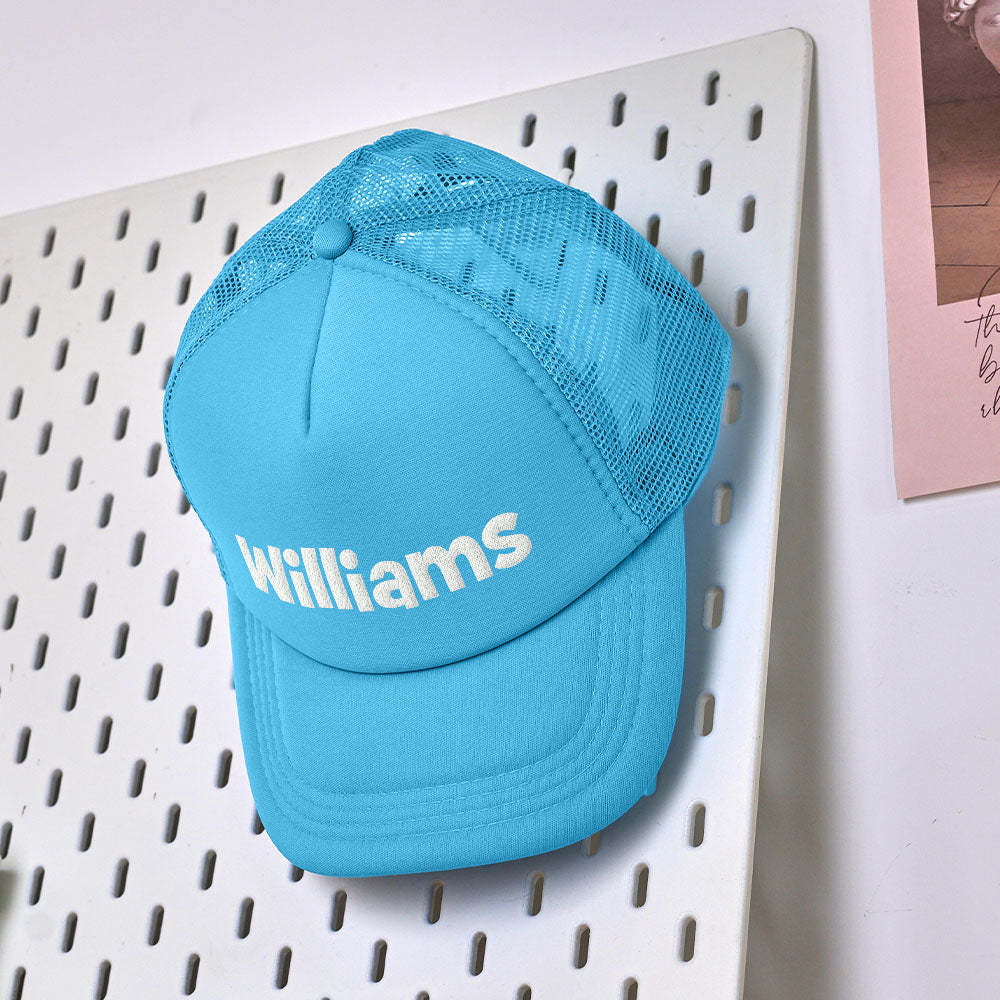 Custom Puff Print Trucker Hat Personalized Foam Trucker Caps for Adult - MyPhotoBoxer