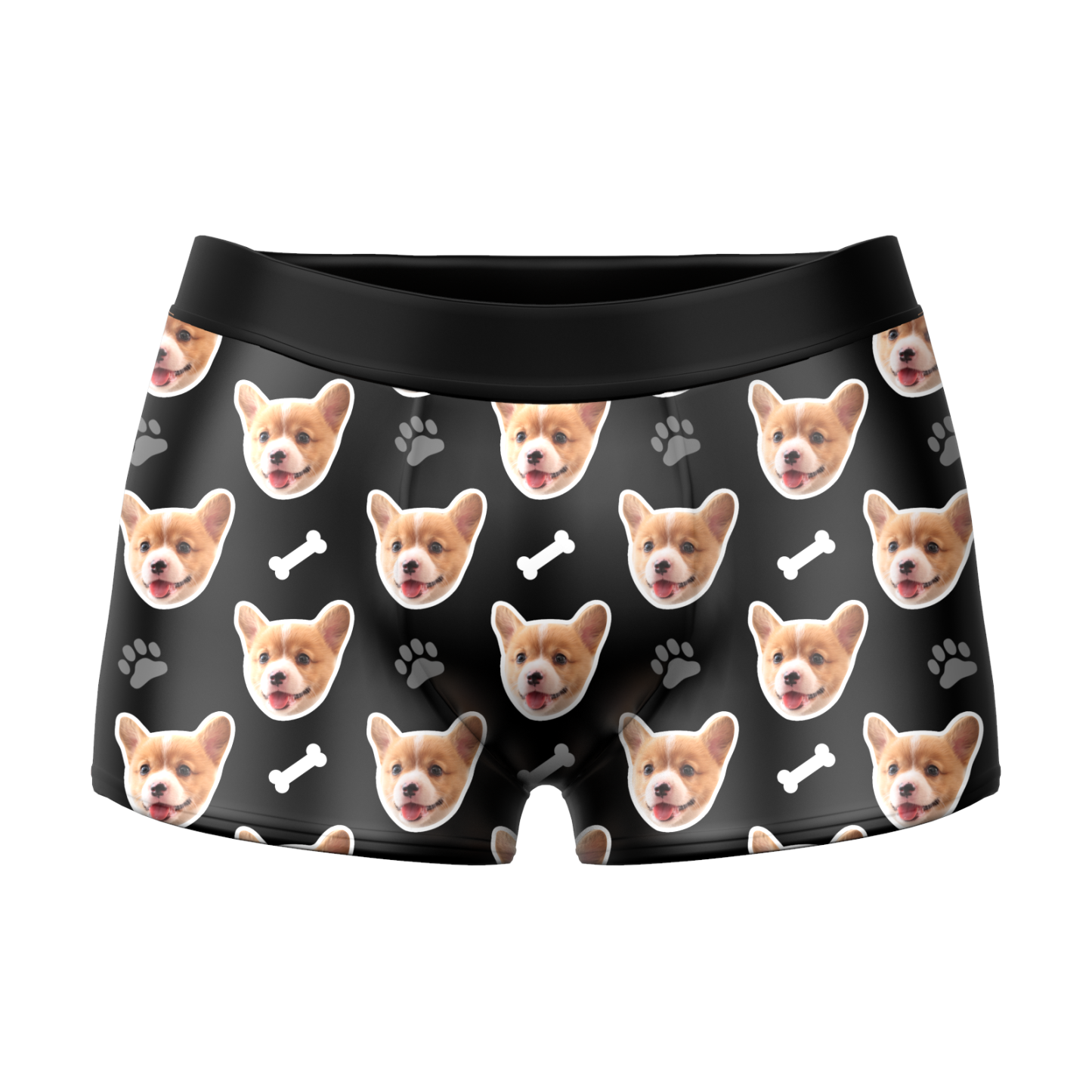 Dog - Custom Face Boxer Shorts
