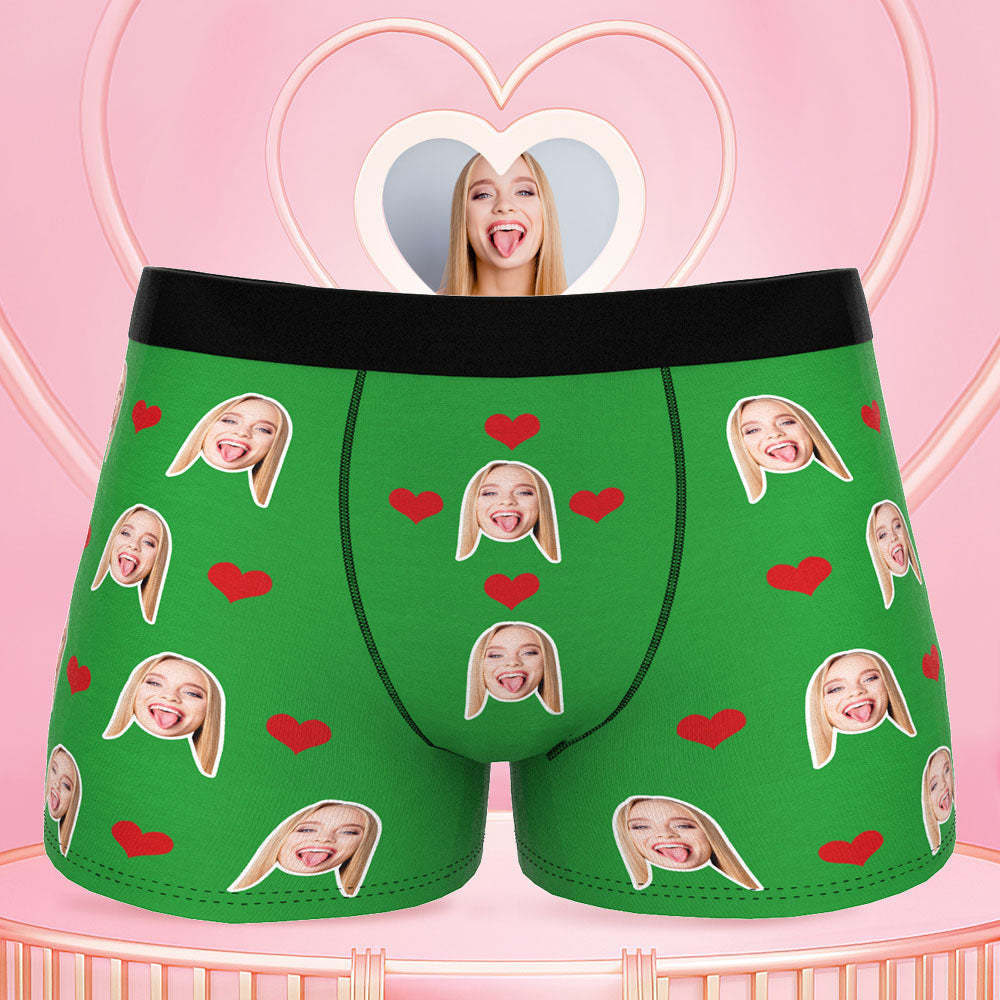 Personalized Face Boxers Custom Boxer Briefs Boxers With Face On Them