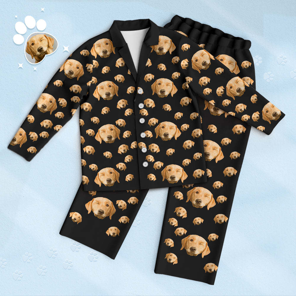 Custom Pet Face Pajamas Personalized Photo Pajama Multiple Color Gift For Women And Men