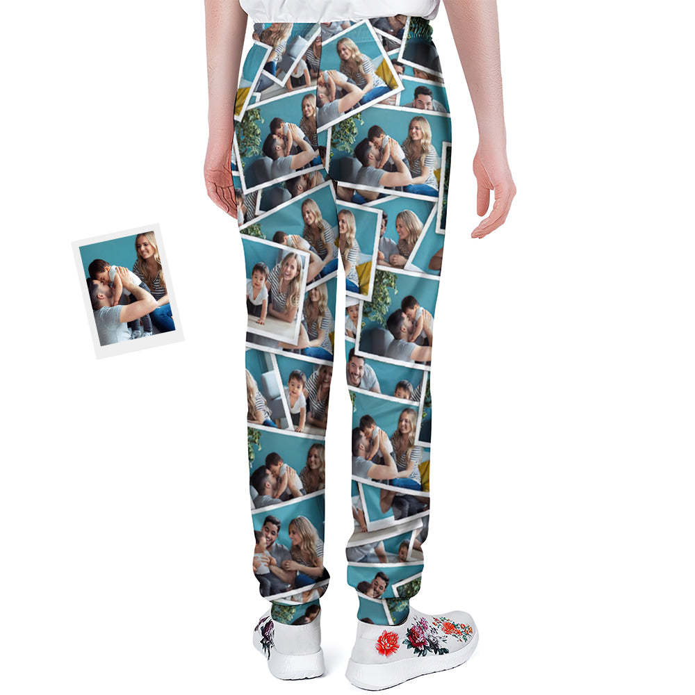 Custom Photo Sweatpants Unisex All Over Print Personalized Casual Sweatpants