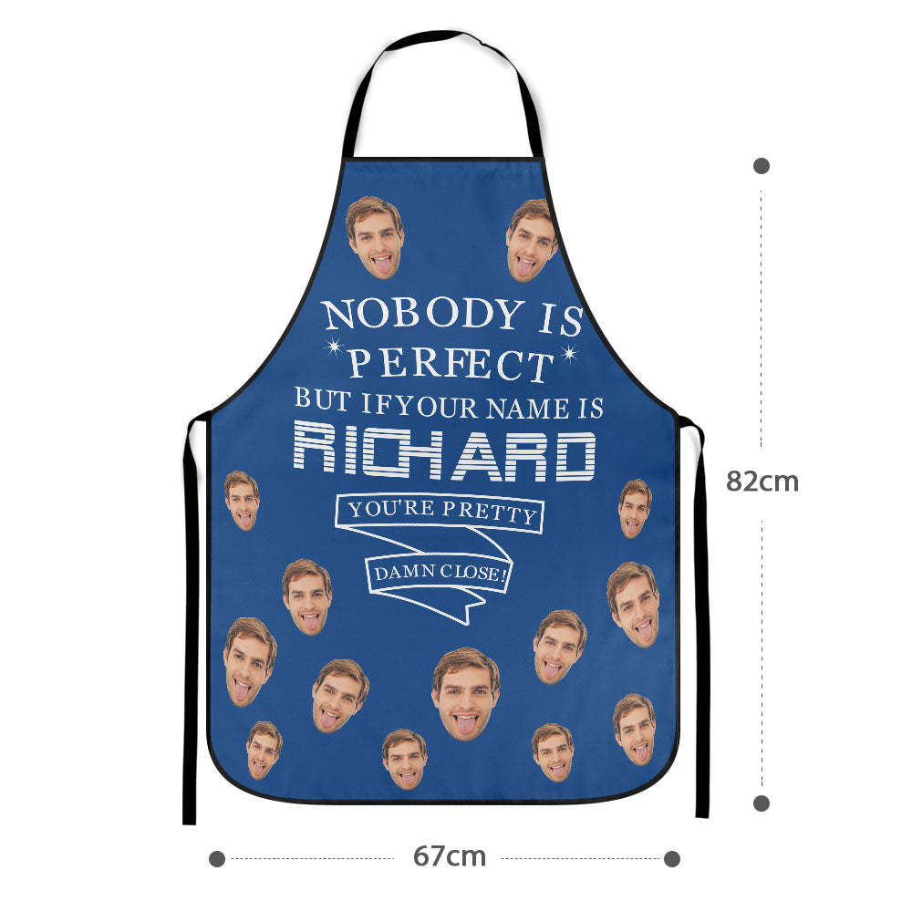 Custom Kitchen Apron, Personalised Name Chef Apron, Head Chef Cooking Gifts