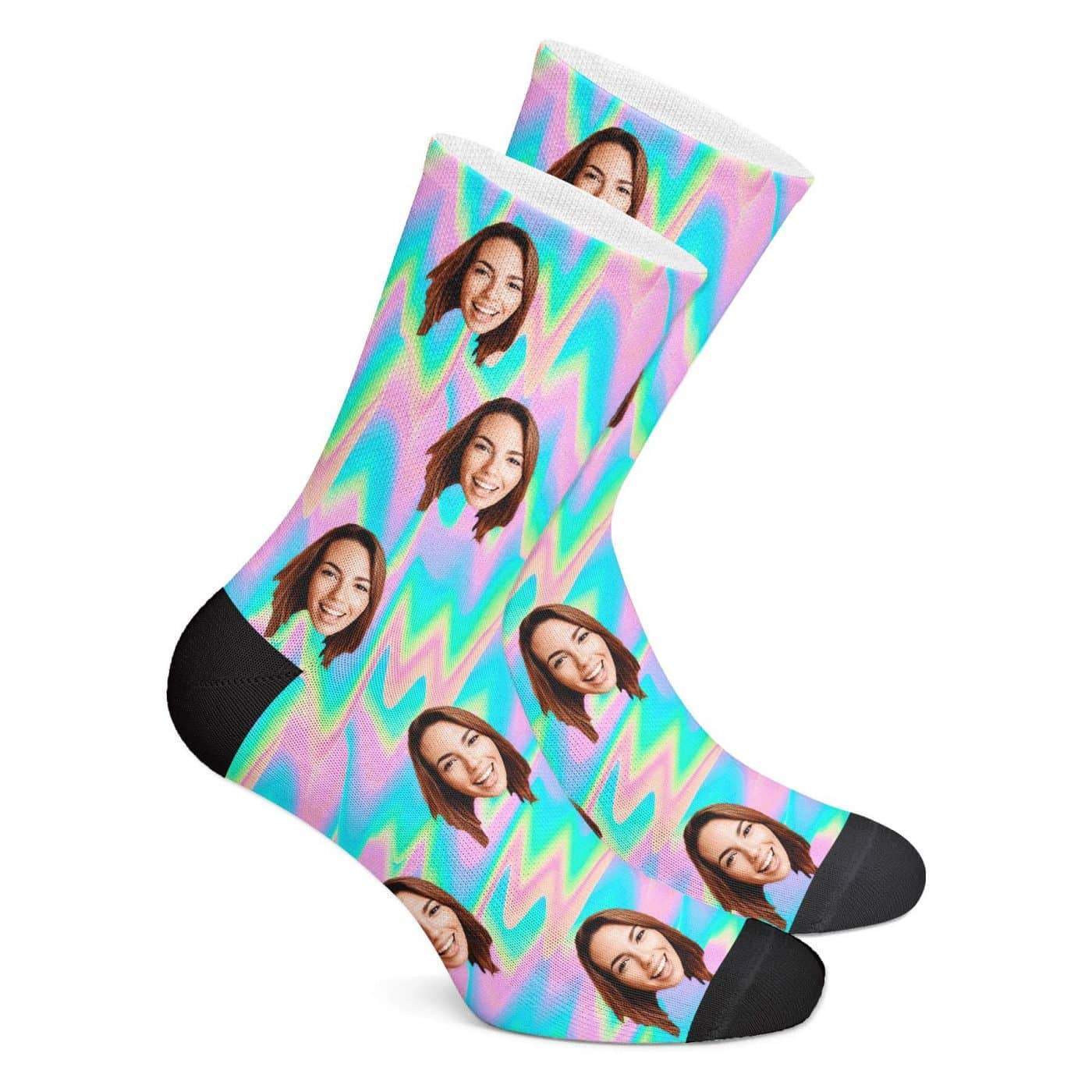 Custom Trippy Socks - MyPhotoSocks