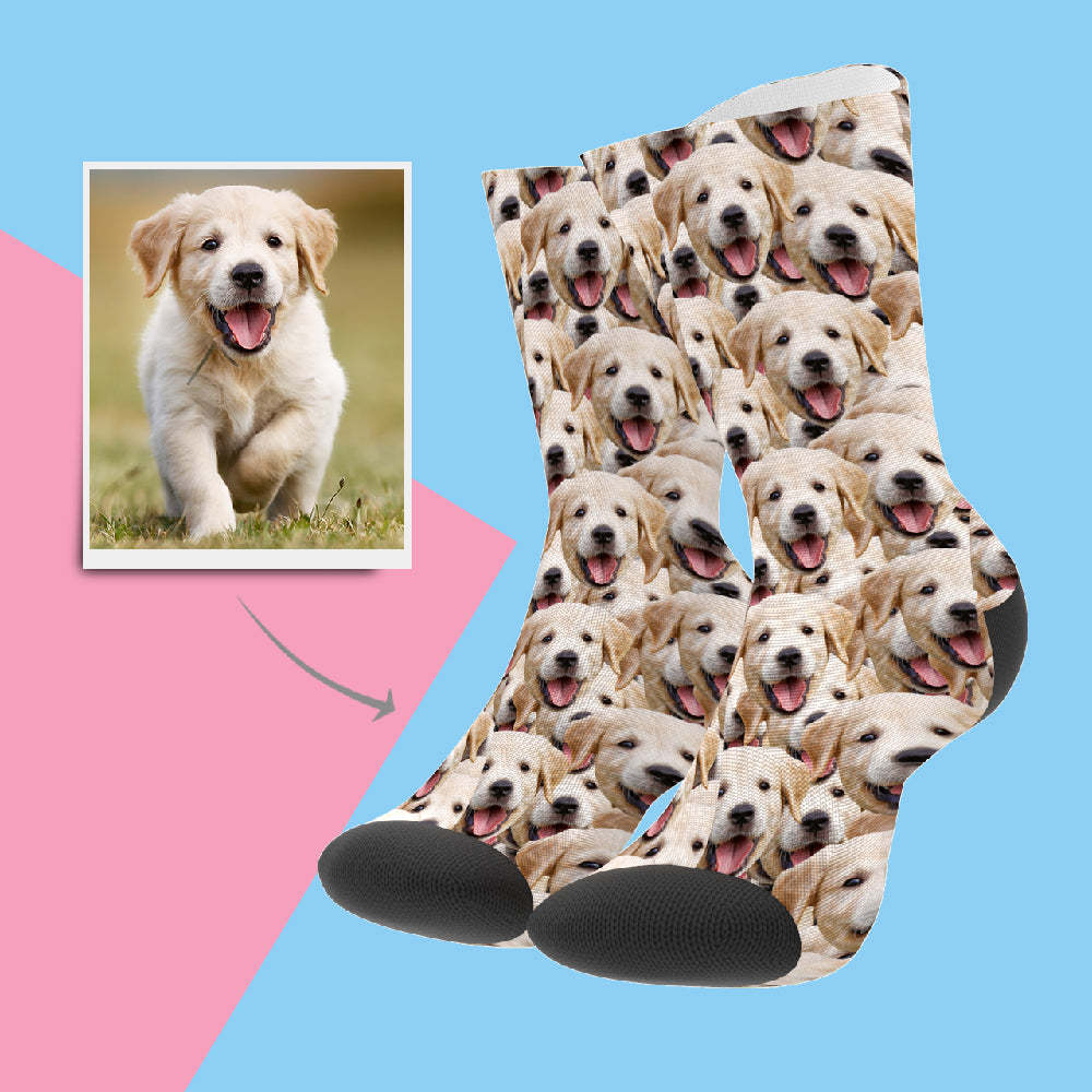 Face Mash Dog Custom Socks