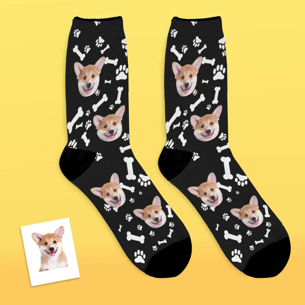 Photo Socks, Custom Dog Face Socks Gift For Pet Lover - MyPhotoBoxer