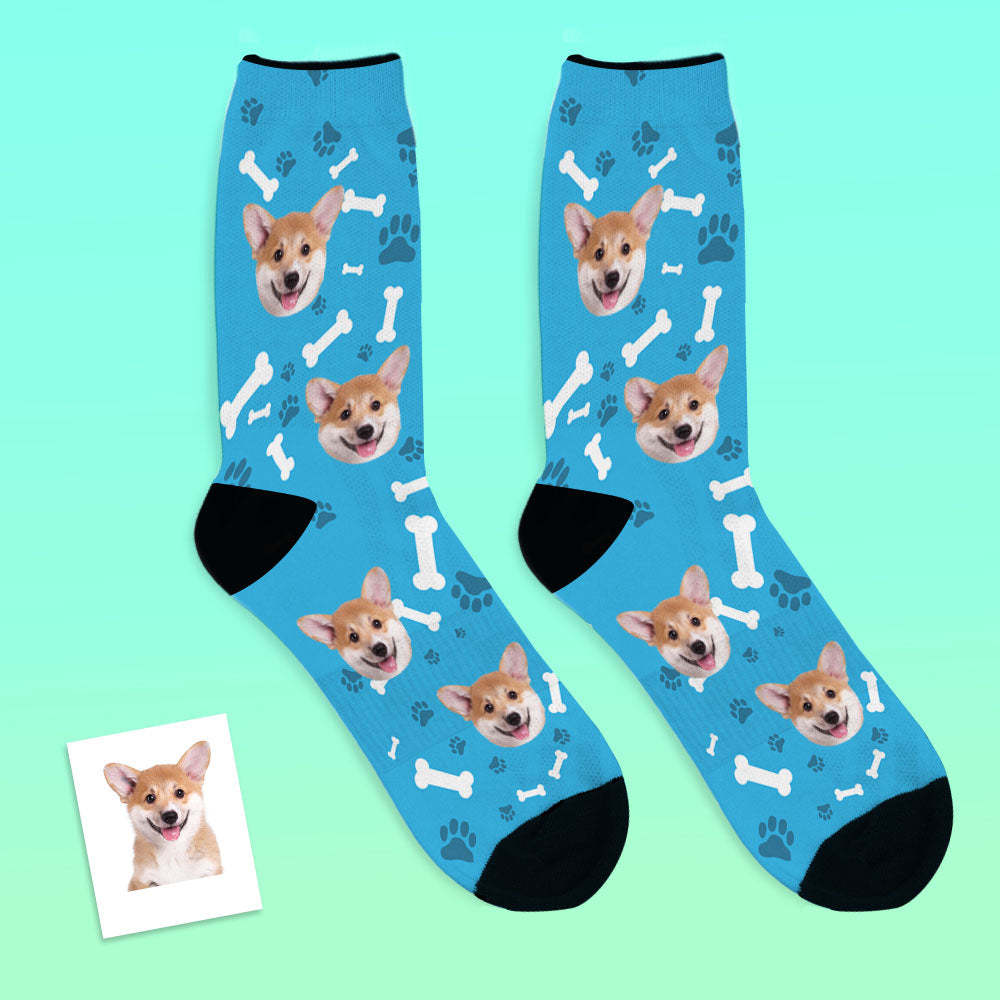 Dog Face Socks - Personalised Face Socks Uk