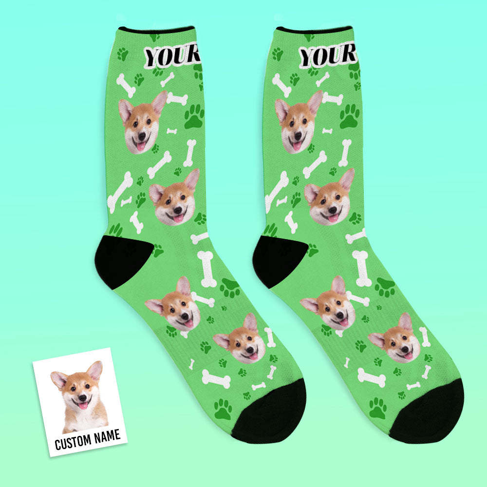 Photo Socks, Custom Dog Face Socks Gift For Pet Lover - MyPhotoBoxer