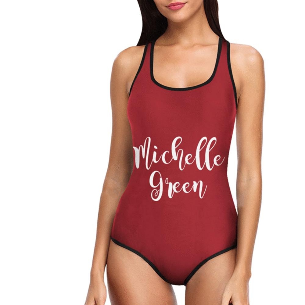 Photo Swimsuit Personalized Swimsuit Custom with Text