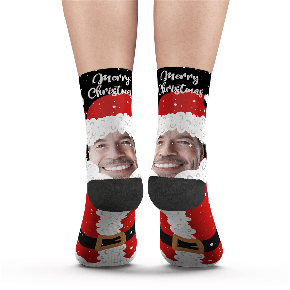 Best Gifts - Custom Santa Claus Socks With Your Text