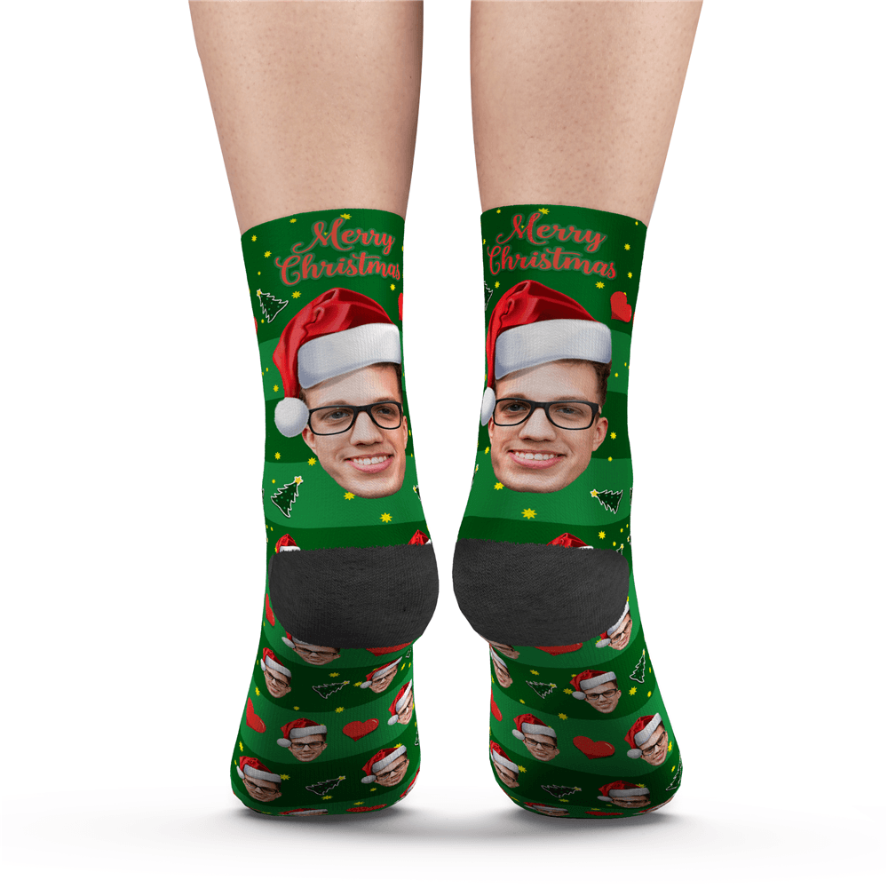 Best Gifts - Custom Christmas Hat Socks With Your Text